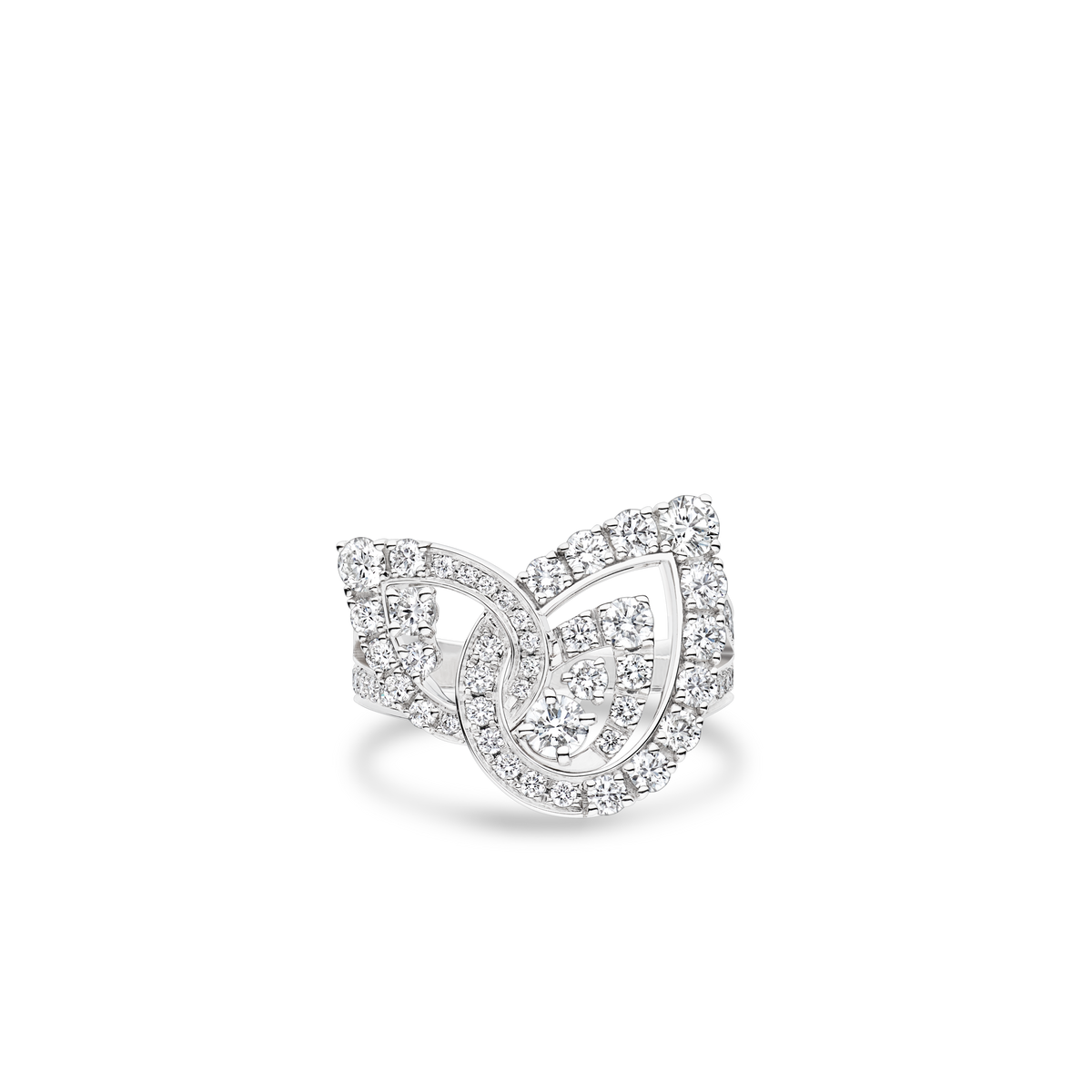 CHAUMET - JOSÉPHINE - BAGUE - Bague en or blanc, diamants - 084733