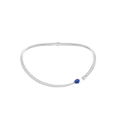 CHAUMET - جوزفين - عقد - عقد من الذهب الأبيض، حجر ياقوت أزرق وألماس - 084746