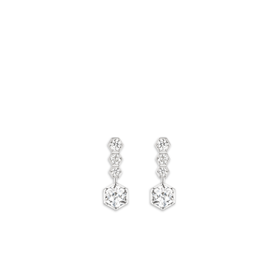 CHAUMET - BEE DE CHAUMET - EARRINGS - White gold earrings, 0.50 carat diamonds, diamonds - 084774