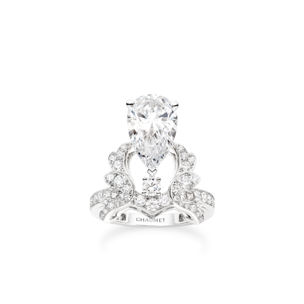 CHAUMET - JOSÉPHINE - BOUCLES D'OREILLES - Boucles d'oreilles en or blanc, diamants - 085378