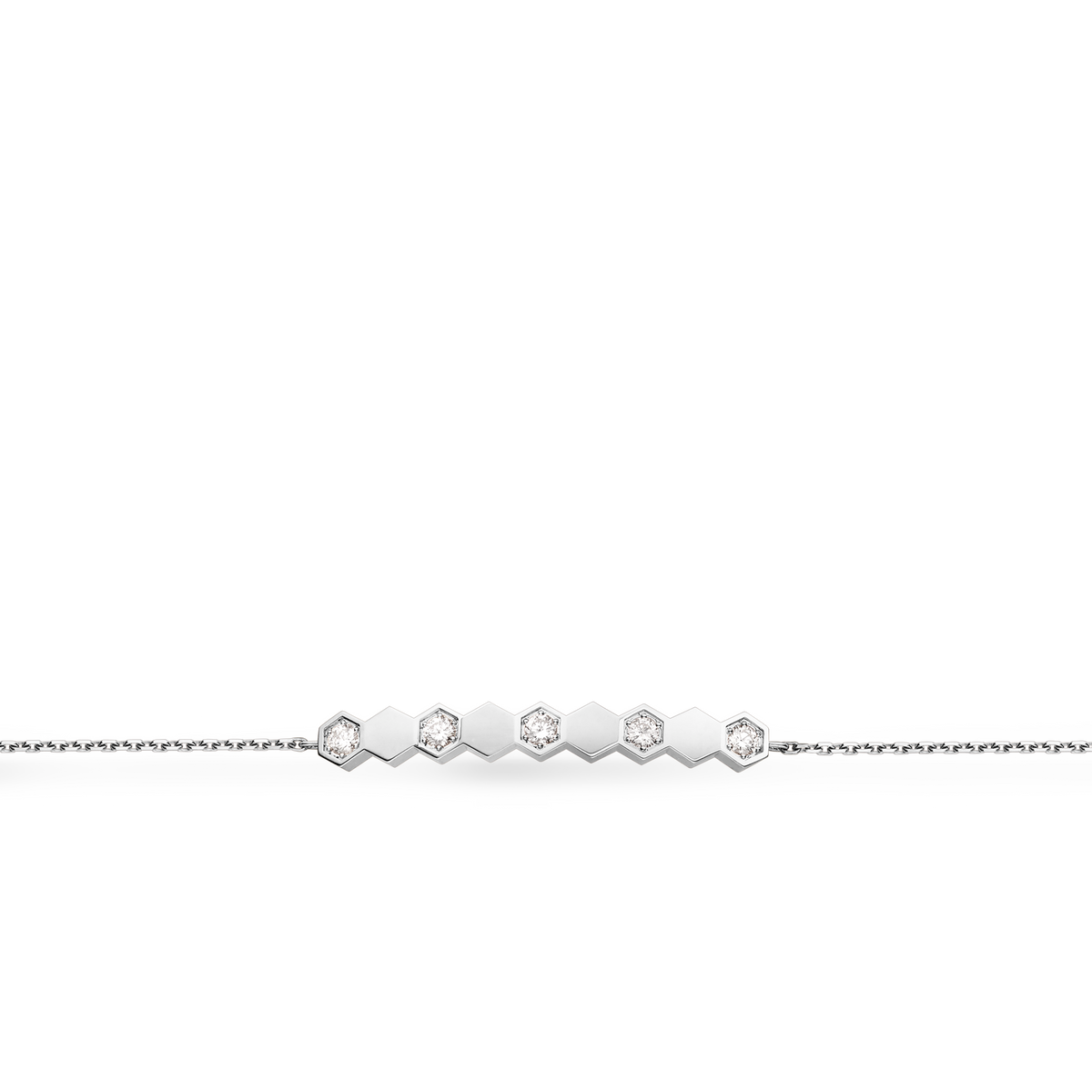 CHAUMET - Bee de Chaumet蜂格 - 手链 - 白金手链，钻石 - 084850