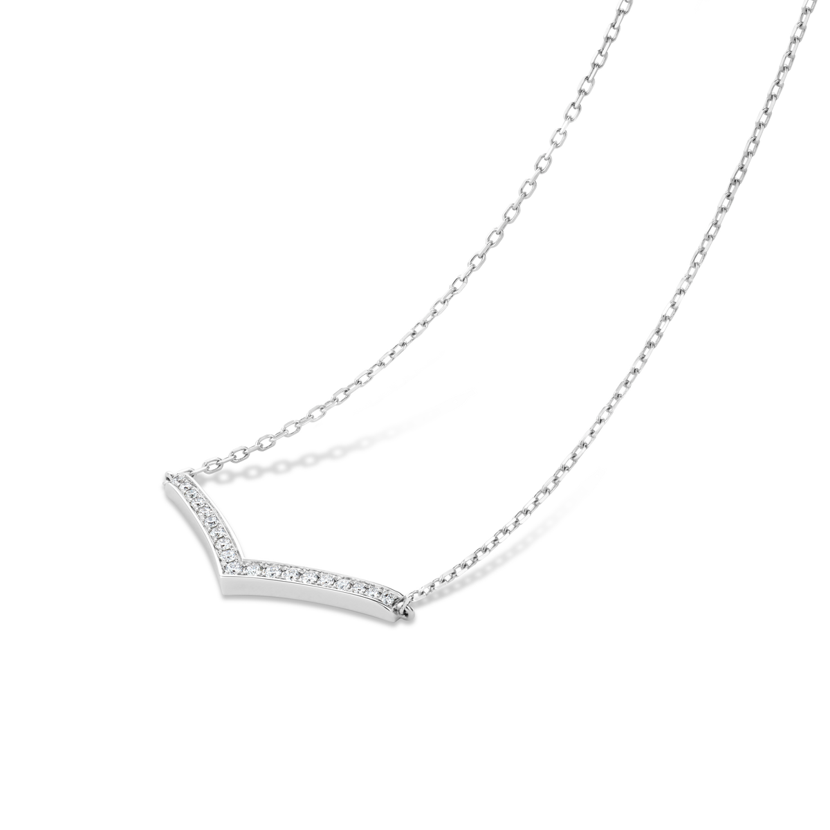 CHAUMET - JOSÉPHINE - PENDENTIF - Pendentif en or blanc, diamants - 084965