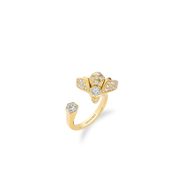 CHAUMET - BEE DE CHAUMET - BAGUE - Bague en or jaune, diamants
