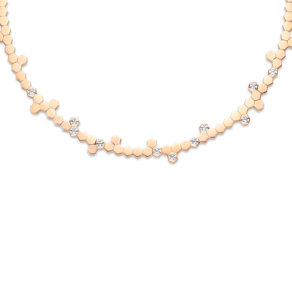 CHAUMET - BEE DE CHAUMET - COLLIER - Collier en or rose, diamants - 085089
