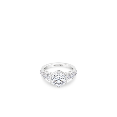 CHAUMET - Bee de Chaumet蜂格 - 戒指 - 白金钻戒，3克拉钻石，钻石 - 085112