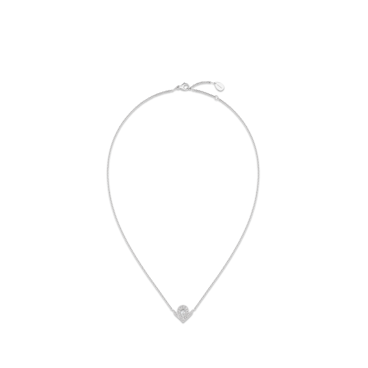 CHAUMET - Joséphine约瑟芬 - 项链 - 白金吊坠，钻石 - 085143