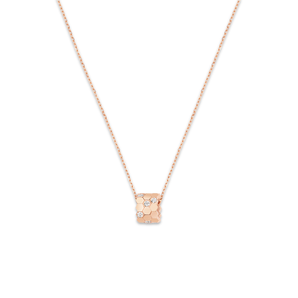 CHAUMET - Bee de Chaumet蜂格 - 项链 - 玫瑰金吊坠，小号，钻石