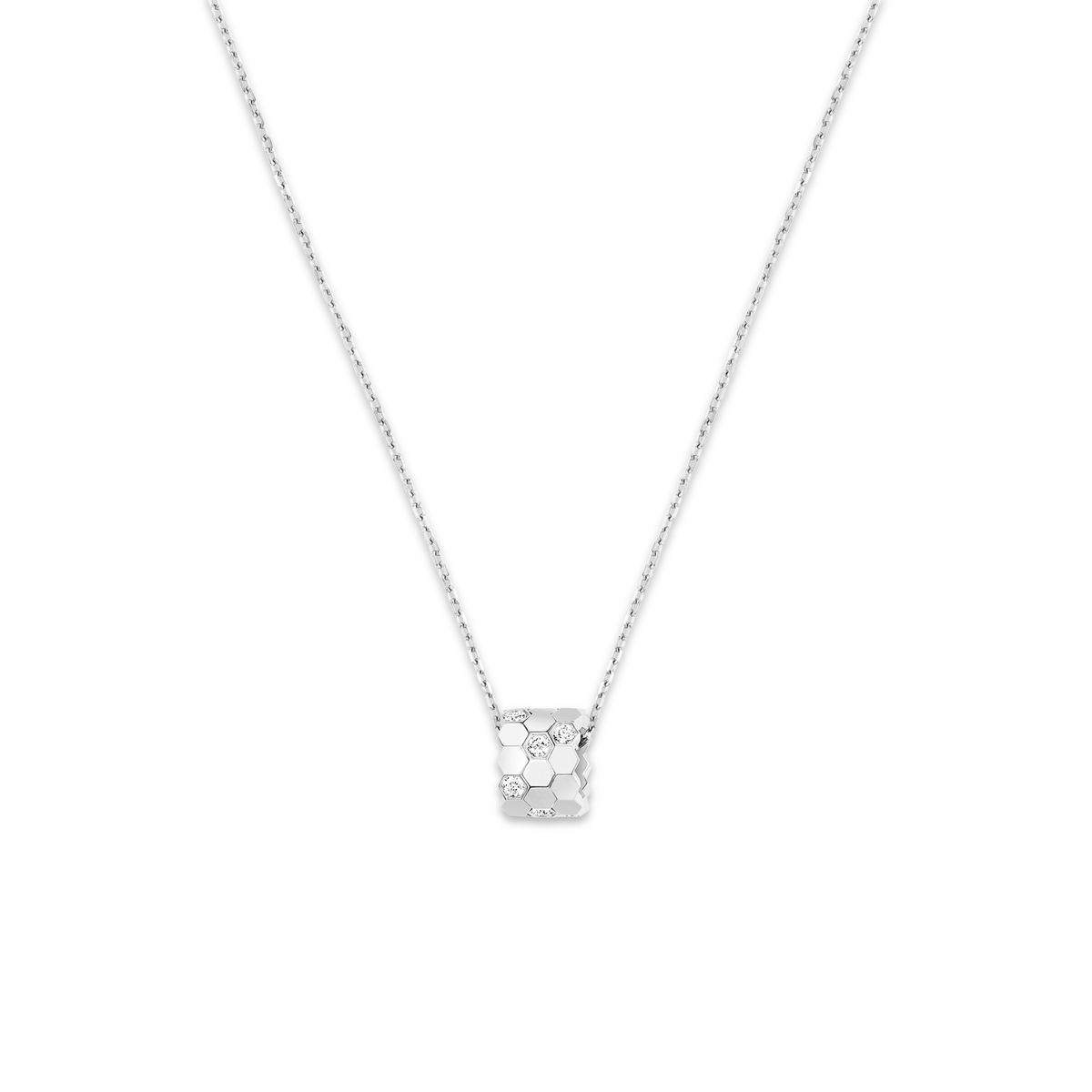 CHAUMET - Bee de Chaumet蜂格 - 项链 - 白金吊坠，小号，钻石 - 085158