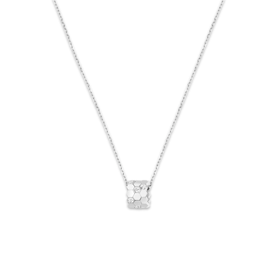 CHAUMET - Bee de Chaumet - 吊墜 - 18K白金項鏈，小型，鑽石 - 085158