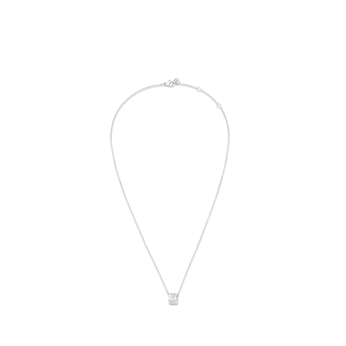 CHAUMET - Bee de Chaumet - 吊墜 - 18K白金項鏈，小型，鑽石 - 085158