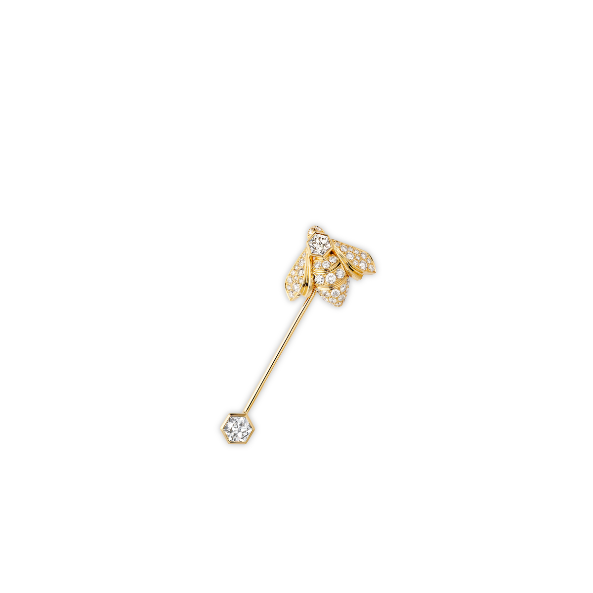 CHAUMET - BEE DE CHAUMET - BROOCH - Yellow gold brooch, diamonds - 085173