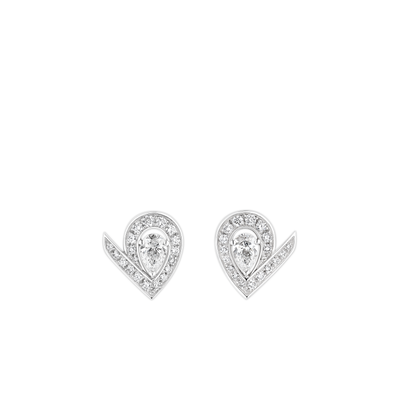 CHAUMET - Joséphine - 耳環 - 18K白金耳環，鑽石 - 085189