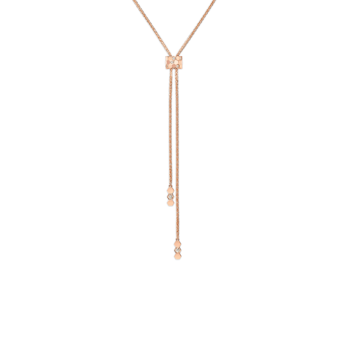 CHAUMET - Bee de Chaumet蜂格 - 项链 - 玫瑰金吊坠，钻石 - 085201