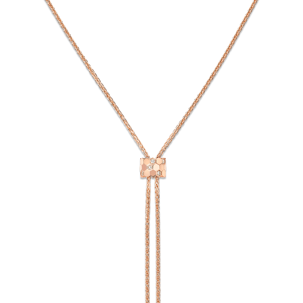 CHAUMET - Bee de Chaumet蜂格 - 项链 - 玫瑰金吊坠，钻石 - 085201