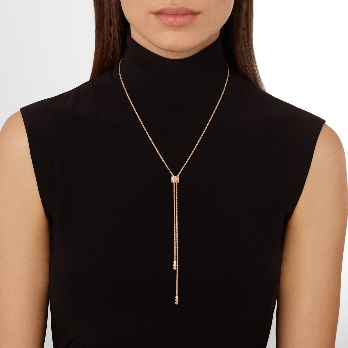 CHAUMET - Bee de Chaumet蜂格 - 项链 - 玫瑰金吊坠，钻石 - 085201