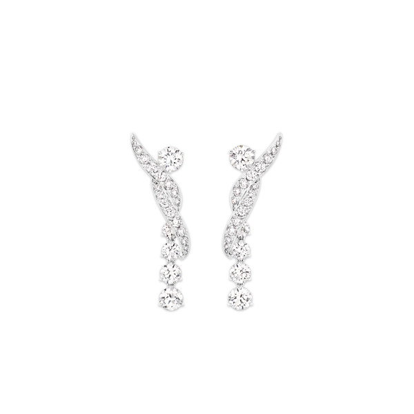 CHAUMET - LIENS - COLLIER - Collier en or blanc, saphirs et diamants - 085227