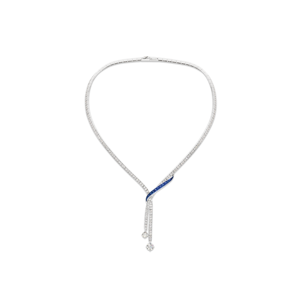 CHAUMET - LIENS - BOUCLES D'OREILLES - Boucles d'oreilles en or blanc, diamants - 085221