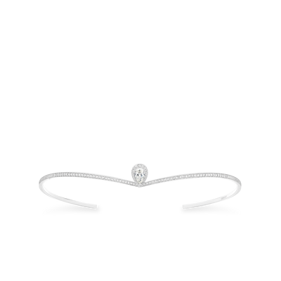 CHAUMET - JOSEPHINE - ORNAMENT - White gold head ornament, diamonds - 085235
