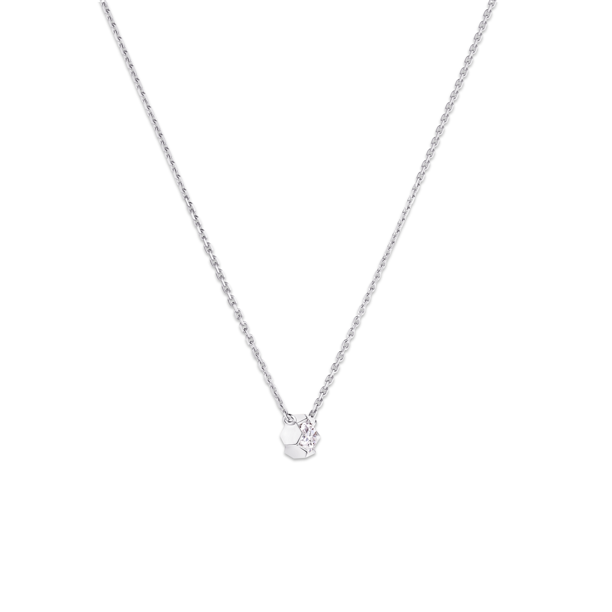 CHAUMET - BEE DE CHAUMET - PENDANT - White gold pendant, 0.3-carat diamond - 085242
