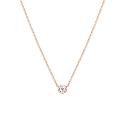 CHAUMET - Bee de Chaumet蜂格 - 项链 - 玫瑰金吊坠，0.30克拉钻石 - 085243