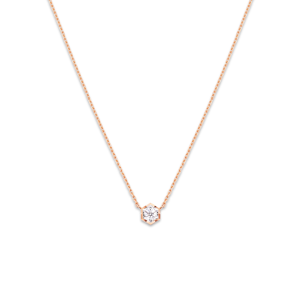 CHAUMET - BEE DE CHAUMET - PENDENTIF - Pendentif en or rose, diamant, 0.30 carat