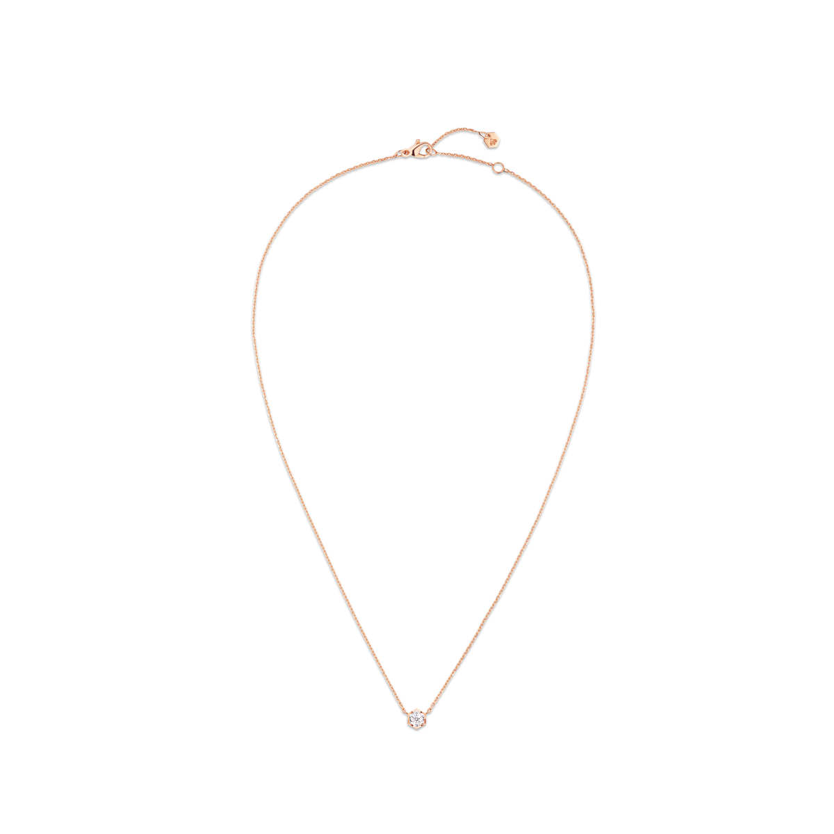 CHAUMET - Bee de Chaumet蜂格 - 项链 - 玫瑰金吊坠，0.30克拉钻石 - 085243