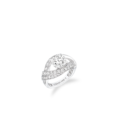CHAUMET - LIENS - BAGUE - Bague en or blanc, diamants - 085262