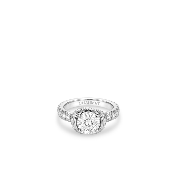 CHAUMET - Liens缘系·一生 - 戒指 - 铂金钻戒，0.50克拉钻石，钻石