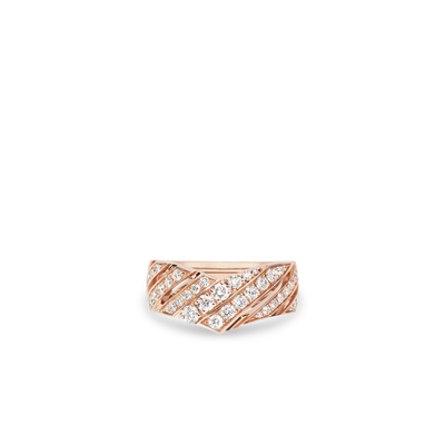 CHAUMET - JOSÉPHINE - RING - Rose gold ring, diamonds - 085357