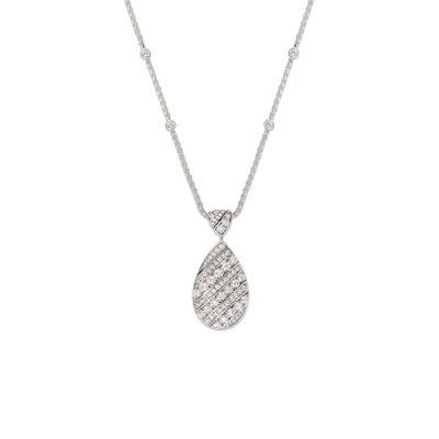 CHAUMET - Joséphine约瑟芬 - 项链 - 白金吊坠，钻石 - 085358