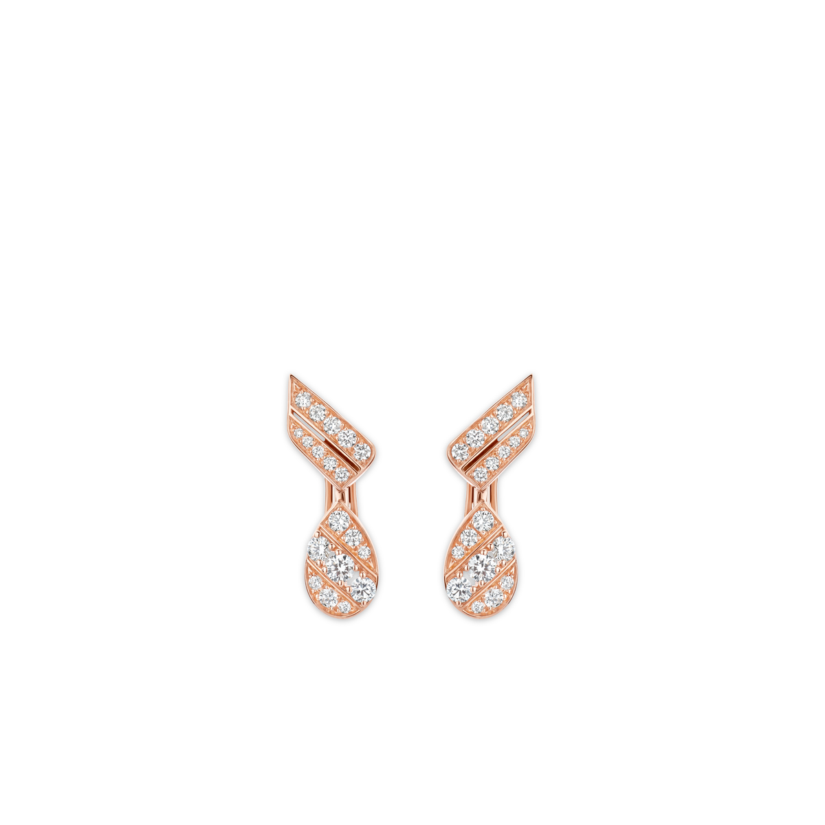 CHAUMET - JOSÉPHINE - EARRINGS - Rose gold earrings, diamonds - 085359