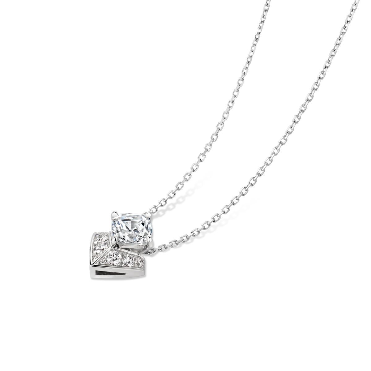 CHAUMET - JOSÉPHINE - PENDANT - White gold pendant, diamonds - 085368
