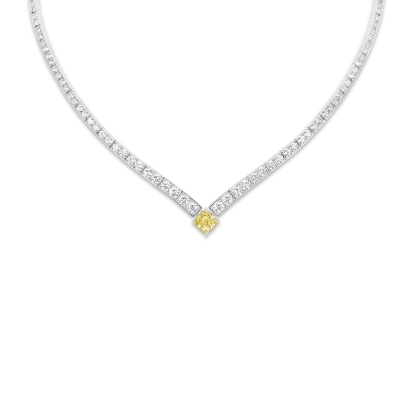 CHAUMET - Joséphine约瑟芬 - 戒指 - 铂金钻戒，2克拉黄钻，钻石 - 085528
