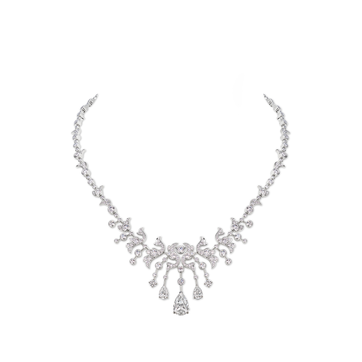 CHAUMET - JOSÉPHINE - COLLIER - Collier en or blanc, diamants - 085376