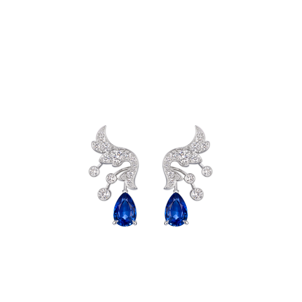 CHAUMET - JOSÉPHINE - COLLIER - Collier en or blanc, saphir et diamants - 085377