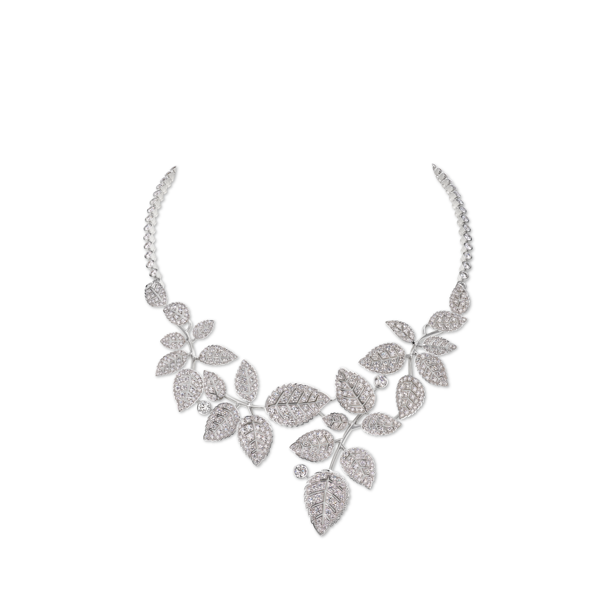 CHAUMET - MÉLODIE NACRÉE - NECKLACE - White gold necklace, diamonds - 085383