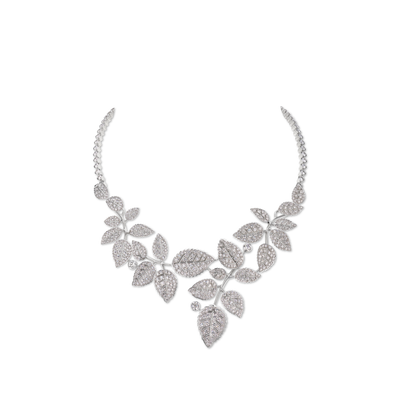 CHAUMET - MÉLODIE NACRÉE - NECKLACE - White gold necklace, diamonds - 085383
