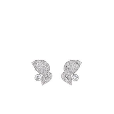 CHAUMET - MÉLODIE NACRÉE - BOUCLES D'OREILLES - Boucles d'oreilles en or blanc, diamants - 085384