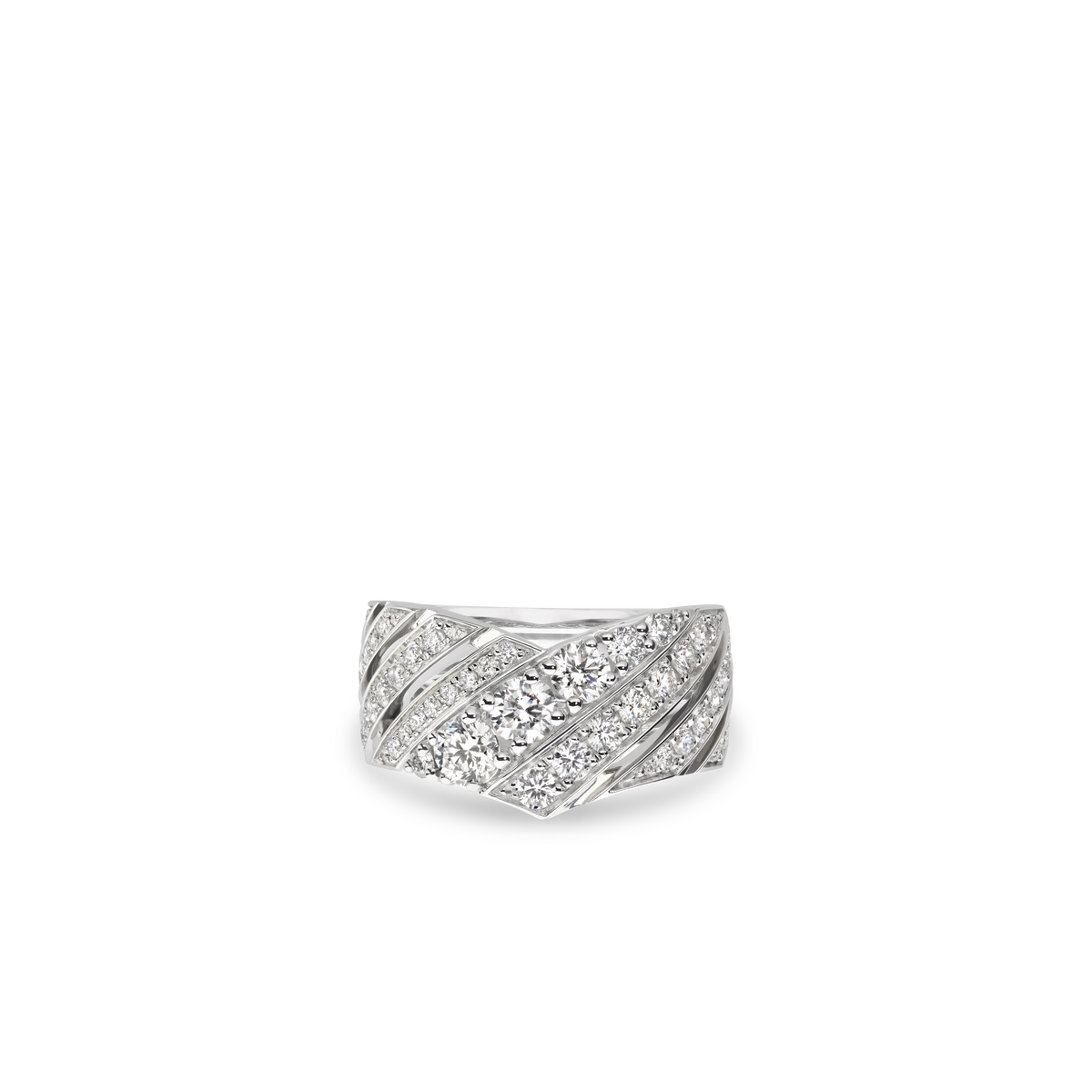 CHAUMET - Joséphine约瑟芬 - 戒指 - 白金戒指，钻石 - 085396