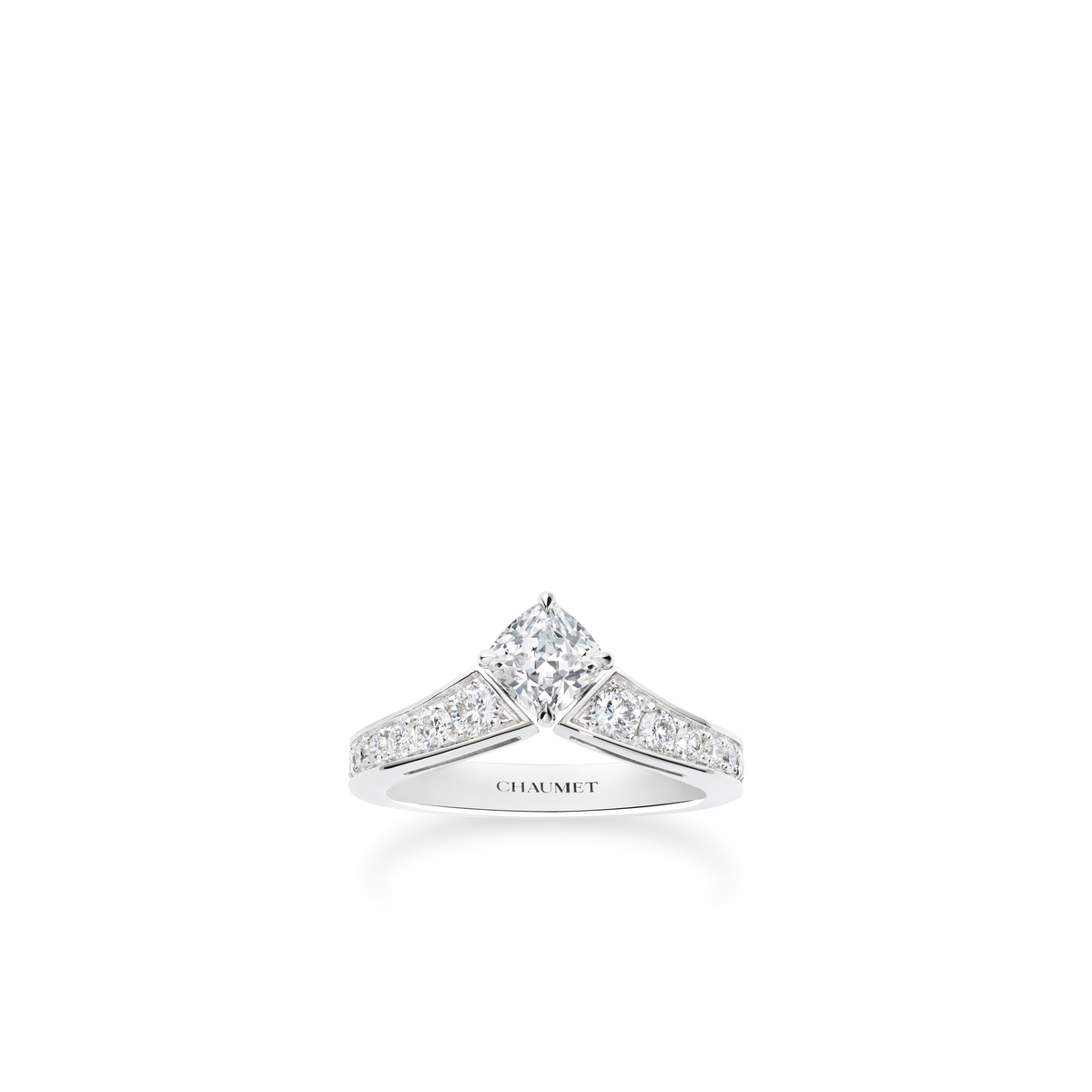 CHAUMET - JOSÉPHINE - BAGUE - Solitaire en platine, diamant 0.50 carat, diamants - 085398