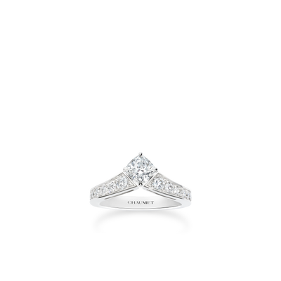 CHAUMET - JOSÉPHINE - BAGUE - Solitaire en platine, diamant 0.50 carat, diamants - 085398