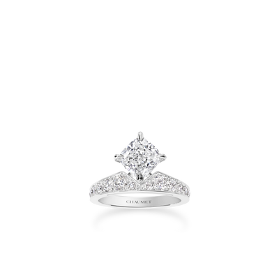 CHAUMET - JOSÉPHINE - BAGUE - Solitaire en platine, diamant 2 carats, diamants - 085400