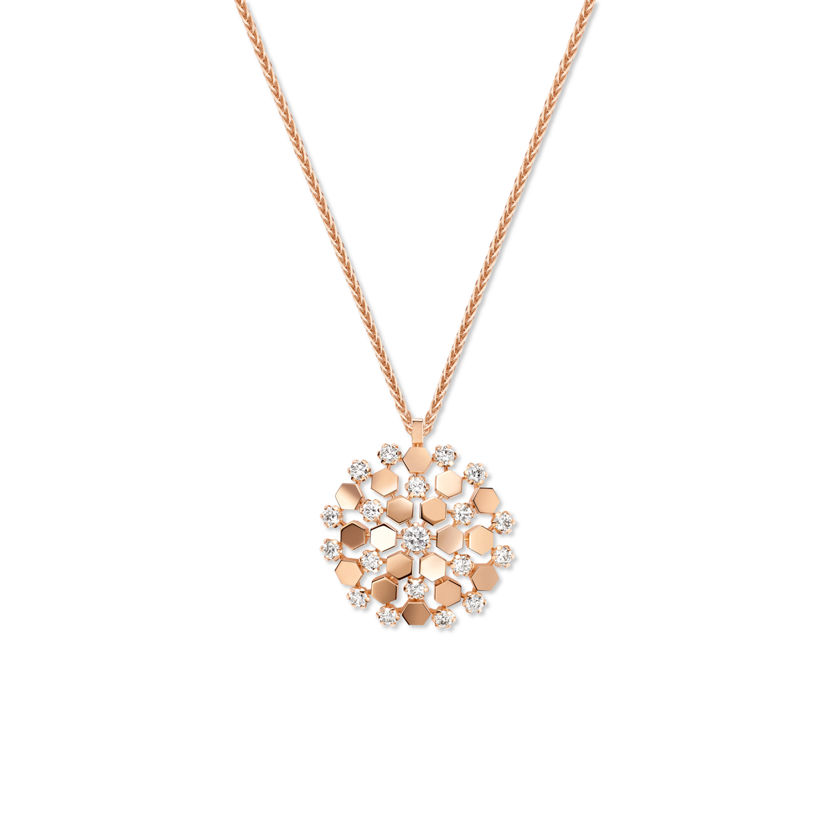 CHAUMET - BEE DE CHAUMET - PENDENTIF - Pendentif en or rose, diamants - 085404