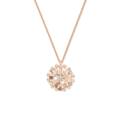 CHAUMET - BEE DE CHAUMET - PENDENTIF - Pendentif en or rose, diamants - 085404