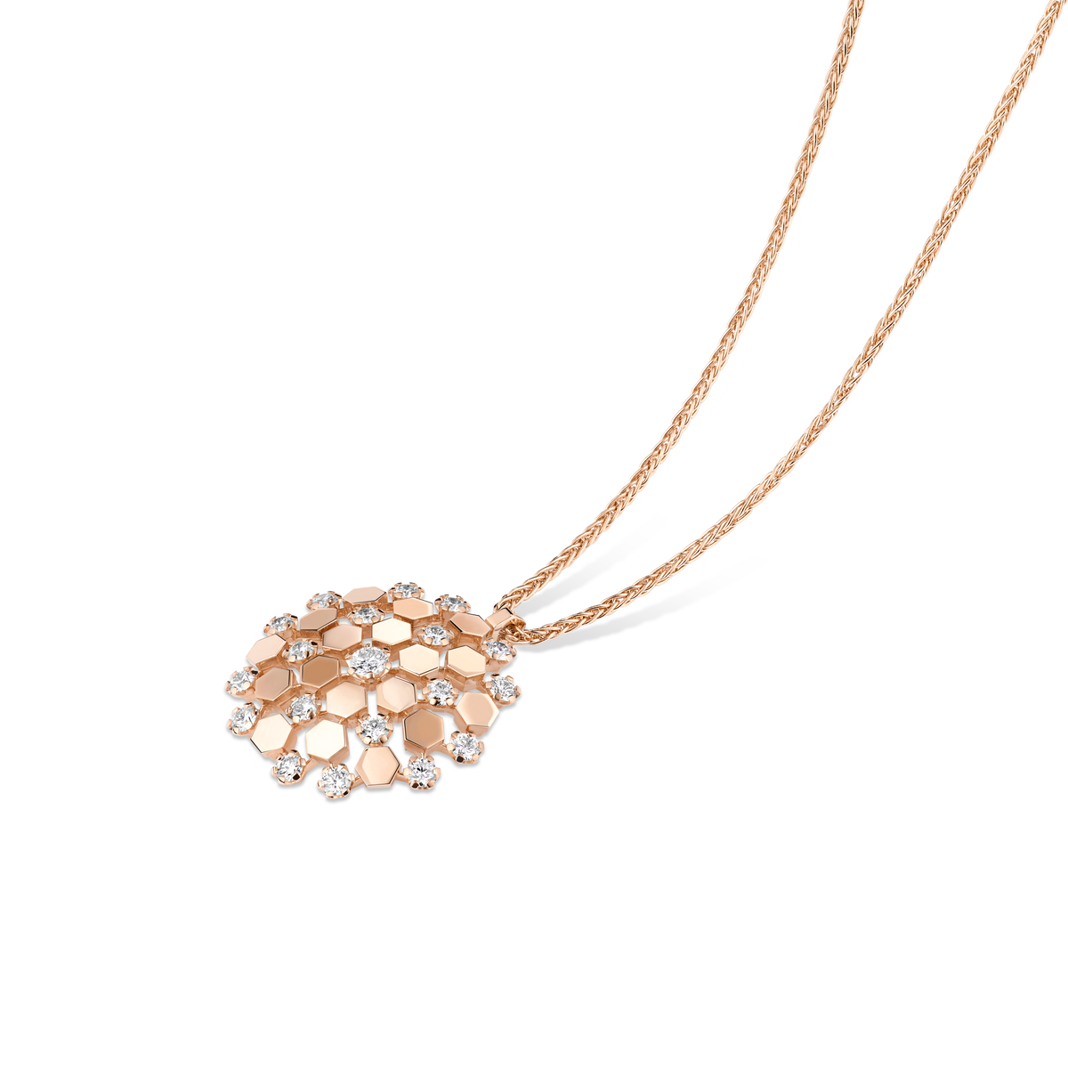 CHAUMET - BEE DE CHAUMET - PENDENTIF - Pendentif en or rose, diamants - 085404