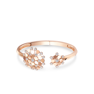 CHAUMET - BEE DE CHAUMET - BRACELET - Bracelet en or rose, diamants - 085406