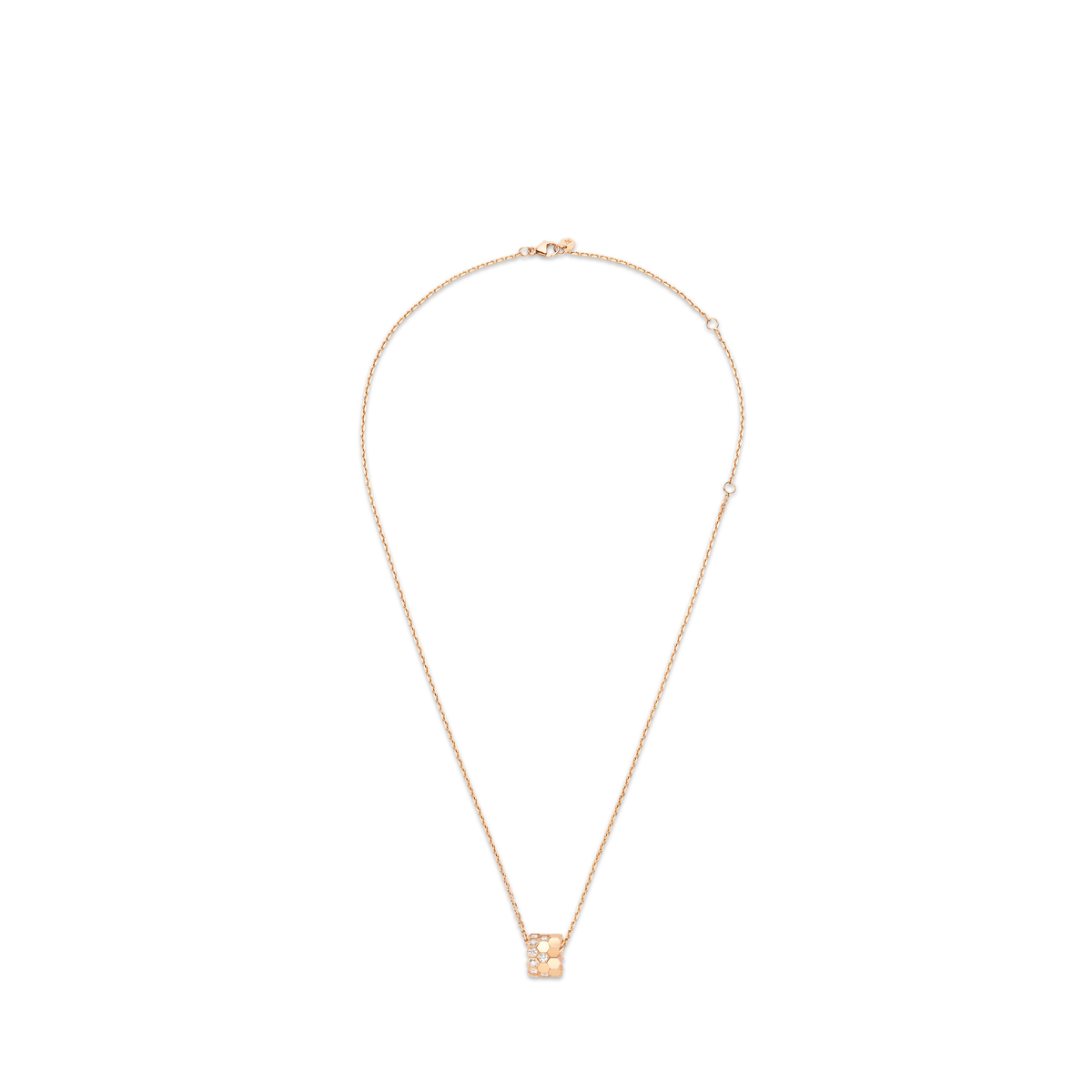 CHAUMET - BEE DE CHAUMET - PENDENTIF - Pendentif en or rose, moyen modèle, diamants - 085420