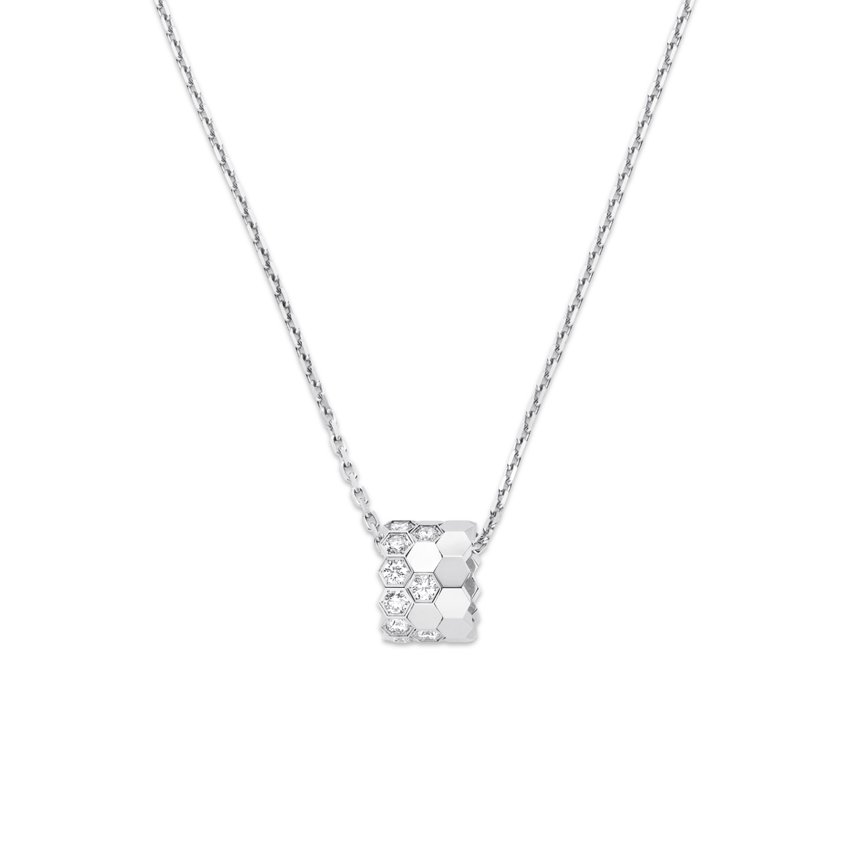 CHAUMET - Bee de Chaumet蜂格 - 项链 - 白金吊坠，中号，钻石 - 085422