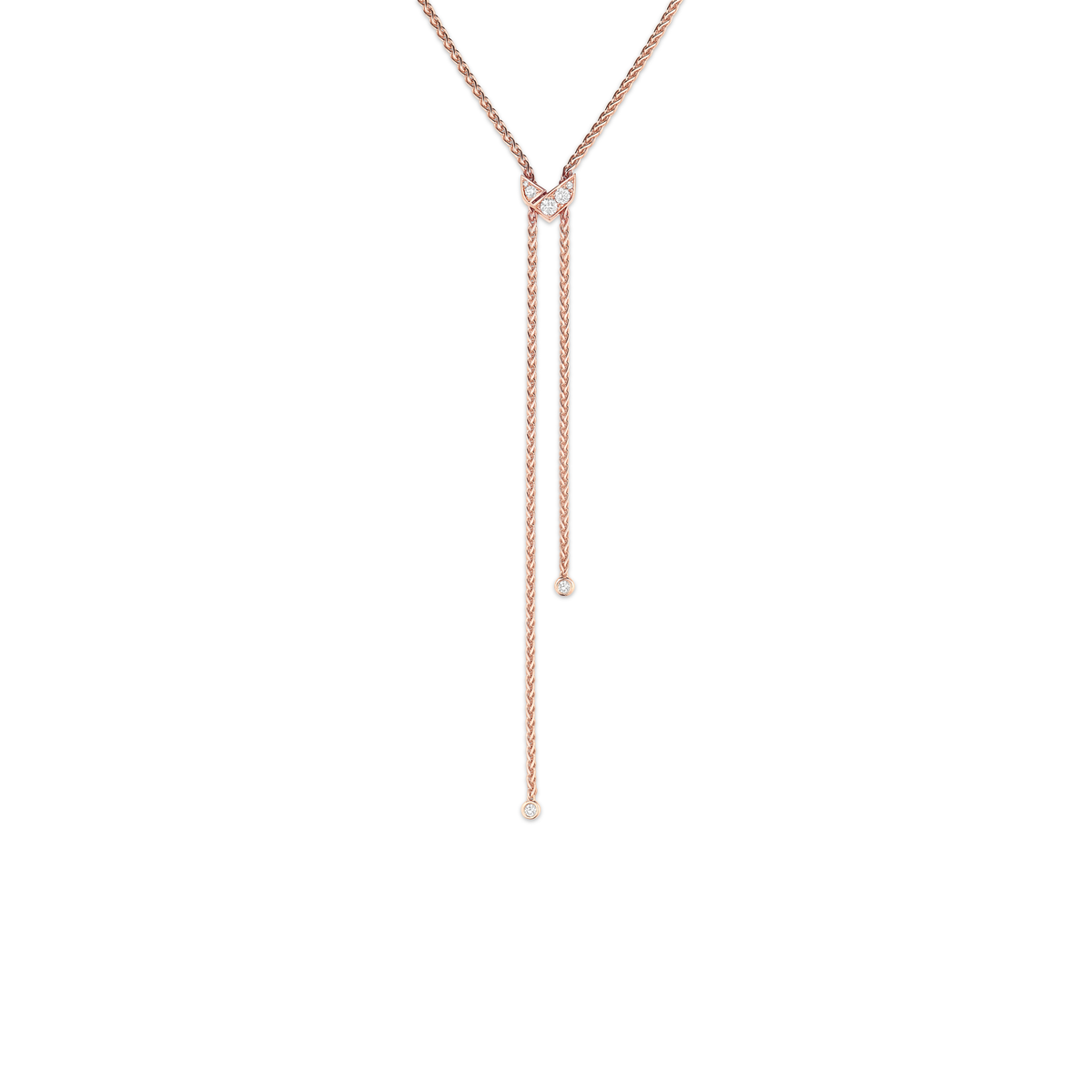 CHAUMET - JOSÉPHINE - COLLIER - Pendentif en or rose, diamants - 085431