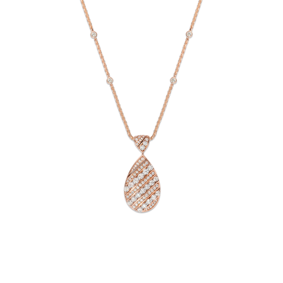 CHAUMET - JOSÉPHINE - COLLIER - Pendentif en or rose, diamants - 085431